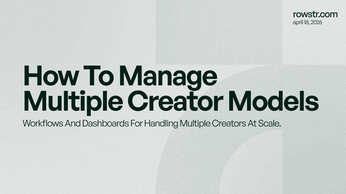 How to Manage Multiple Creator Models Without Losing Track