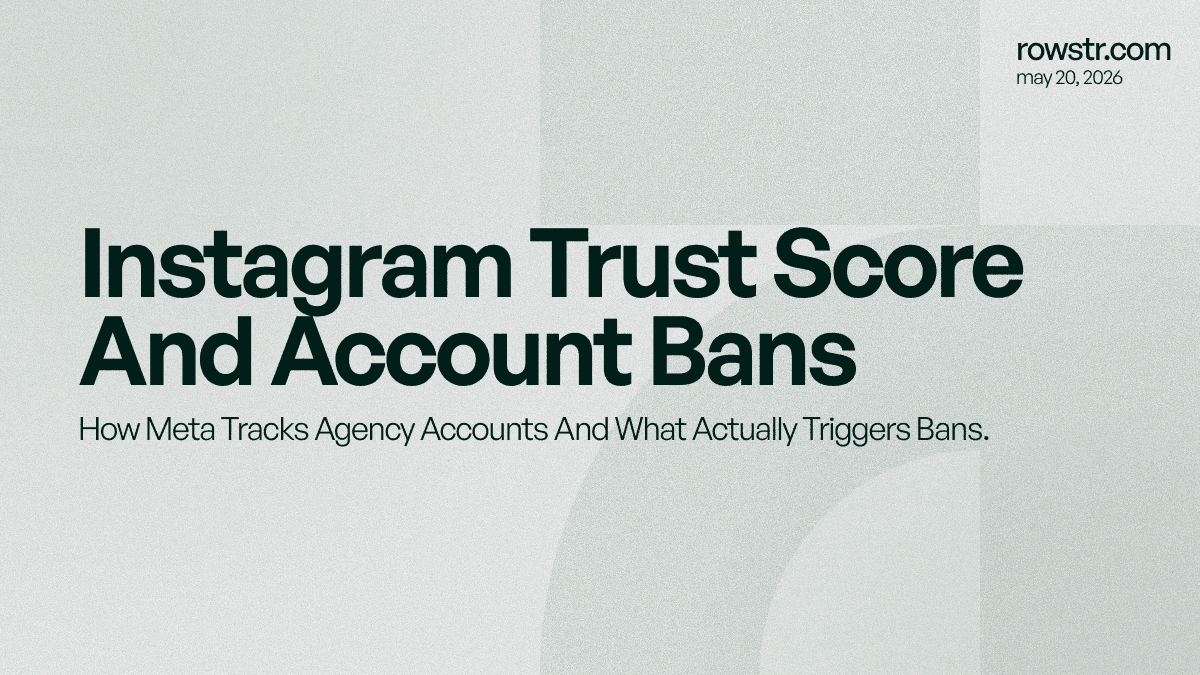 Instagram Trust Score and Account Bans for OnlyFans Agencies: What Meta Actually Tracks
